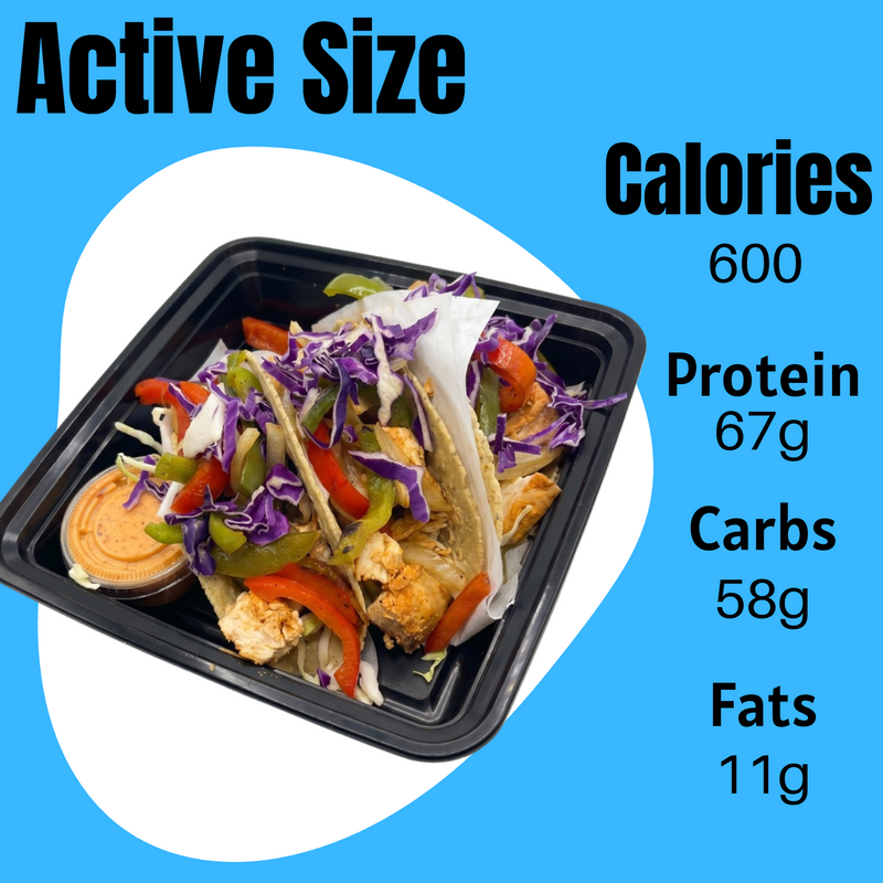 Chicken Tacos Active Size