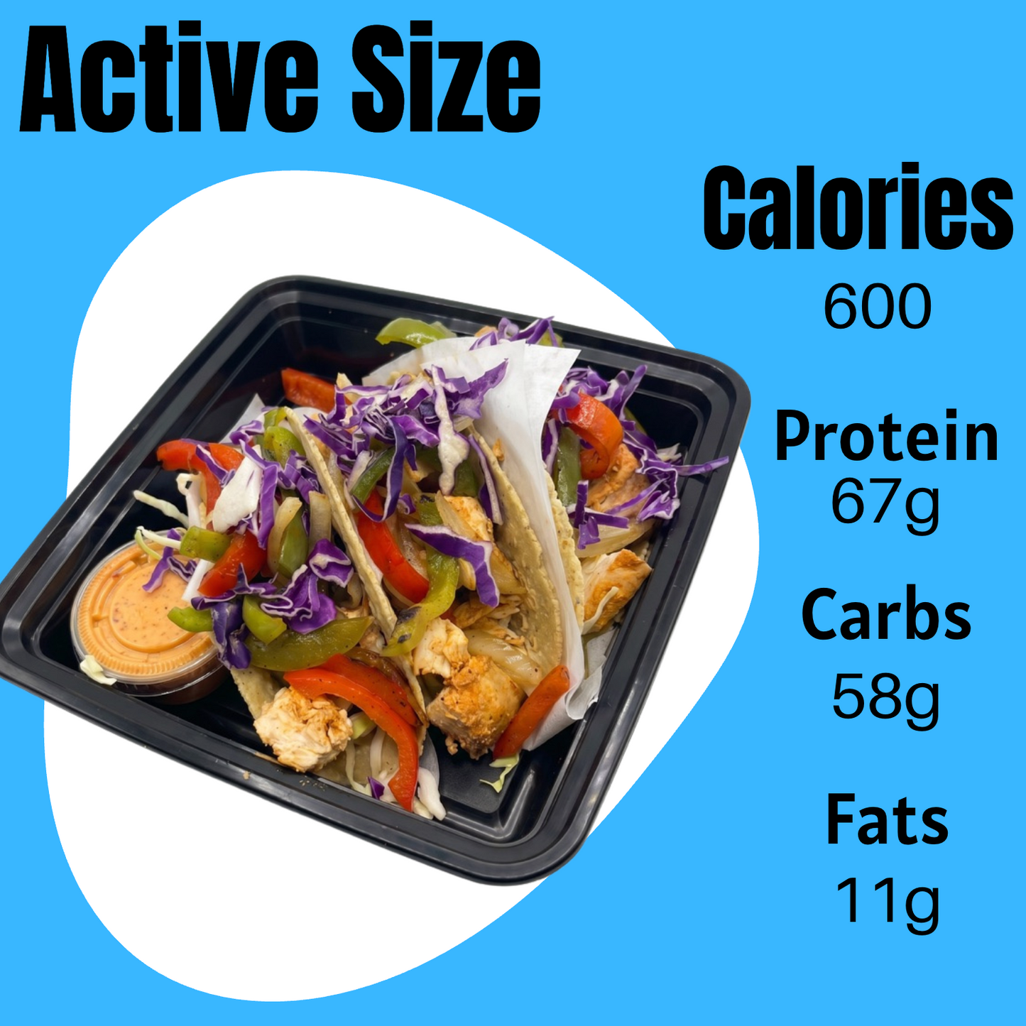Chicken Tacos Active Size