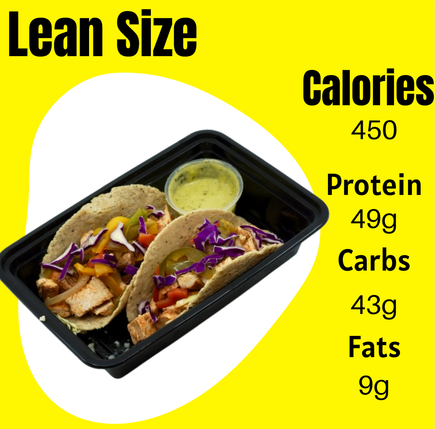 Chicken Tacos Lean Size