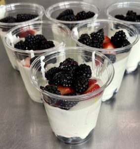 Fruity Pebbles Protein Parfait