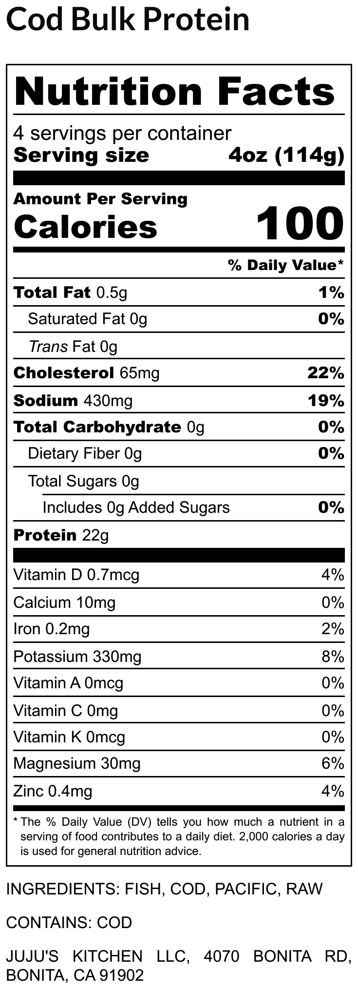 Cajun Seasoned Cod "By The Pound"