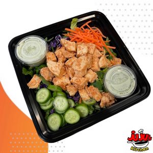 Buffalo-ish Chicken Salad w/ Cucumber Tzatziki Dressing