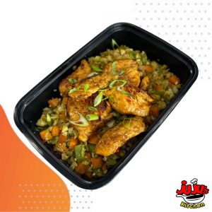 Sweet & Sour Chicken w/ Cauliflower "Fried Rice"