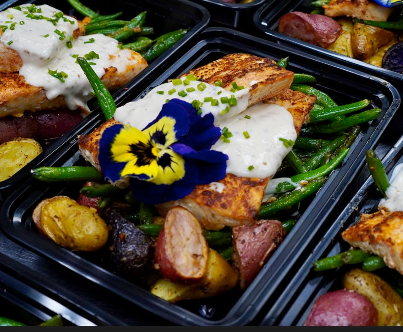 Lemon Garlic Cream Mahi Mahi & Veggies