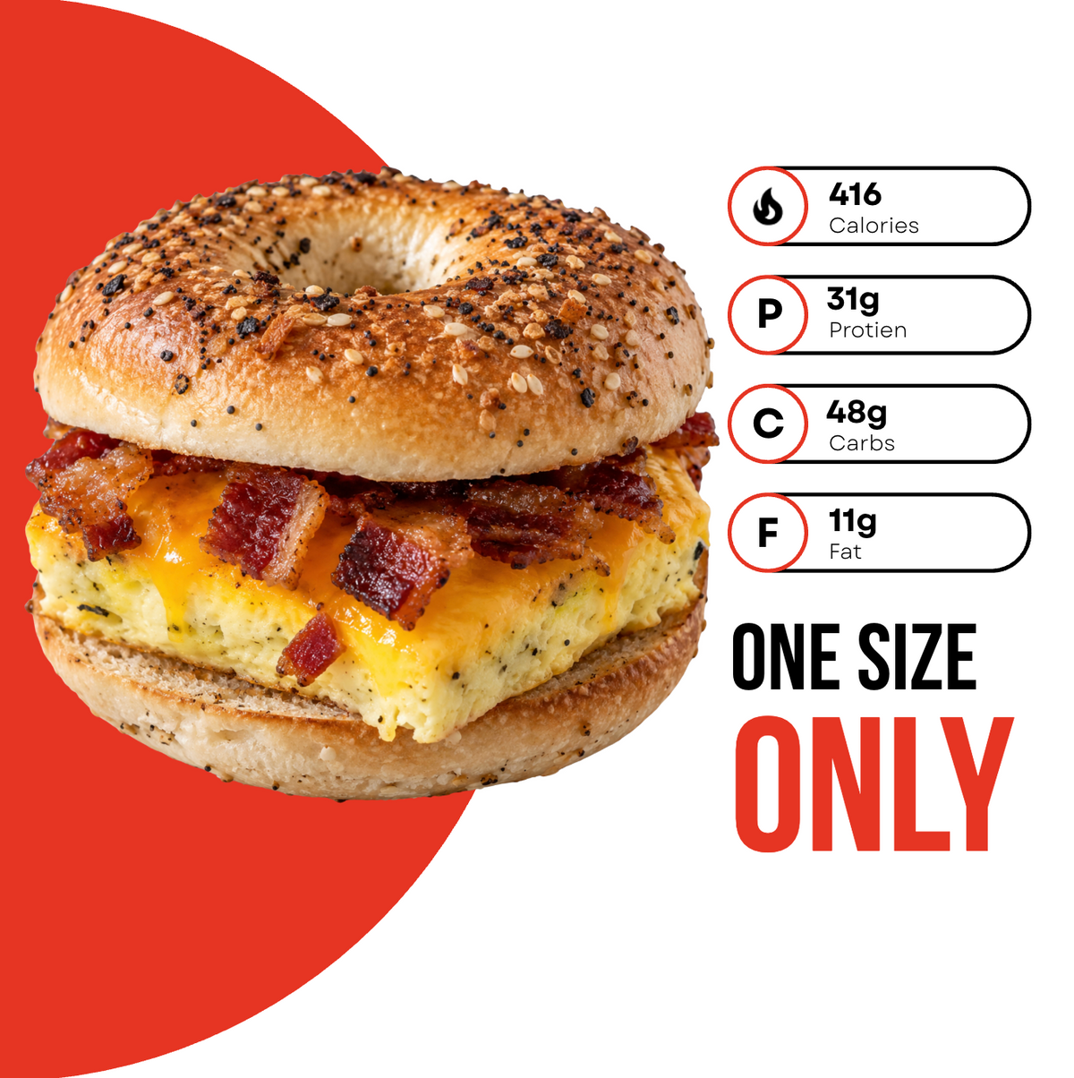 Bacon, Egg & Cheese Bagel