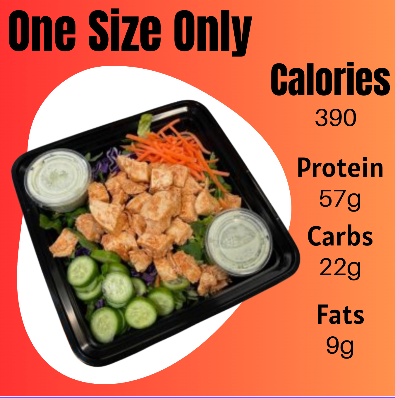 Buffalo Chicken Ranch Salad
