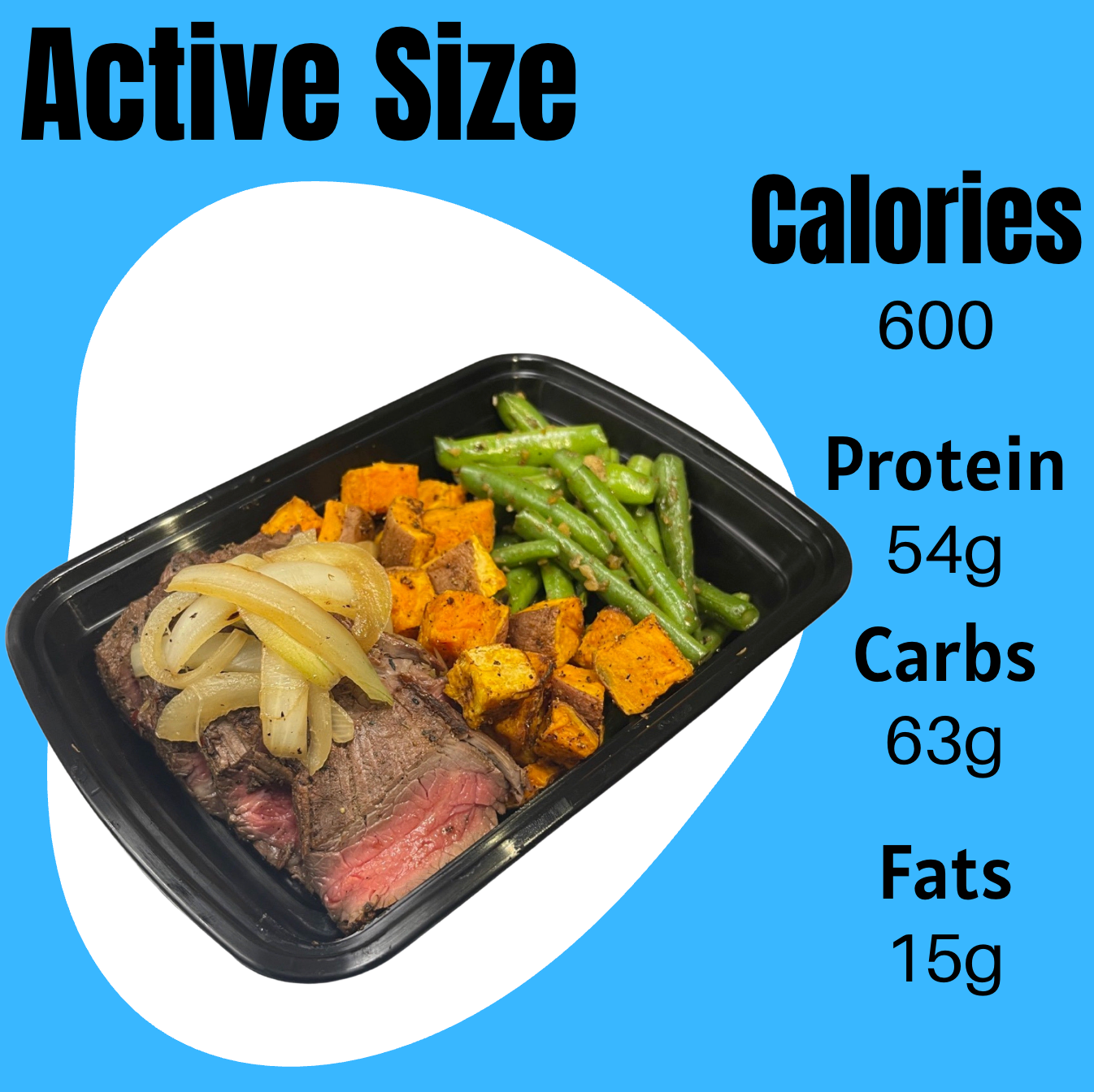 Juju's Specialty Flank Steak & Yams ACTIVE SIZE