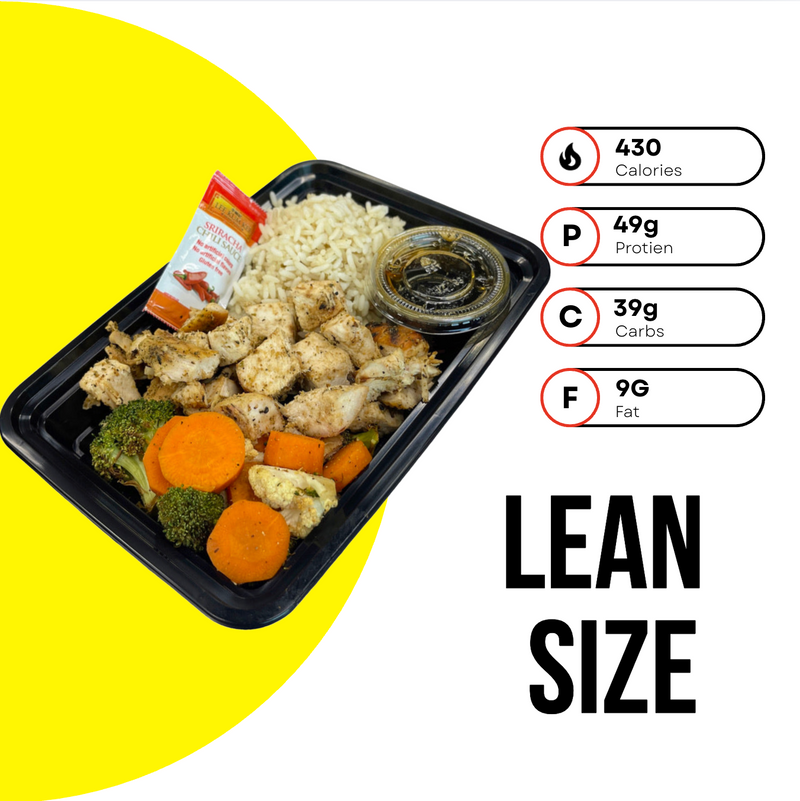 Teriyaki Chicken Plate - Lean Size