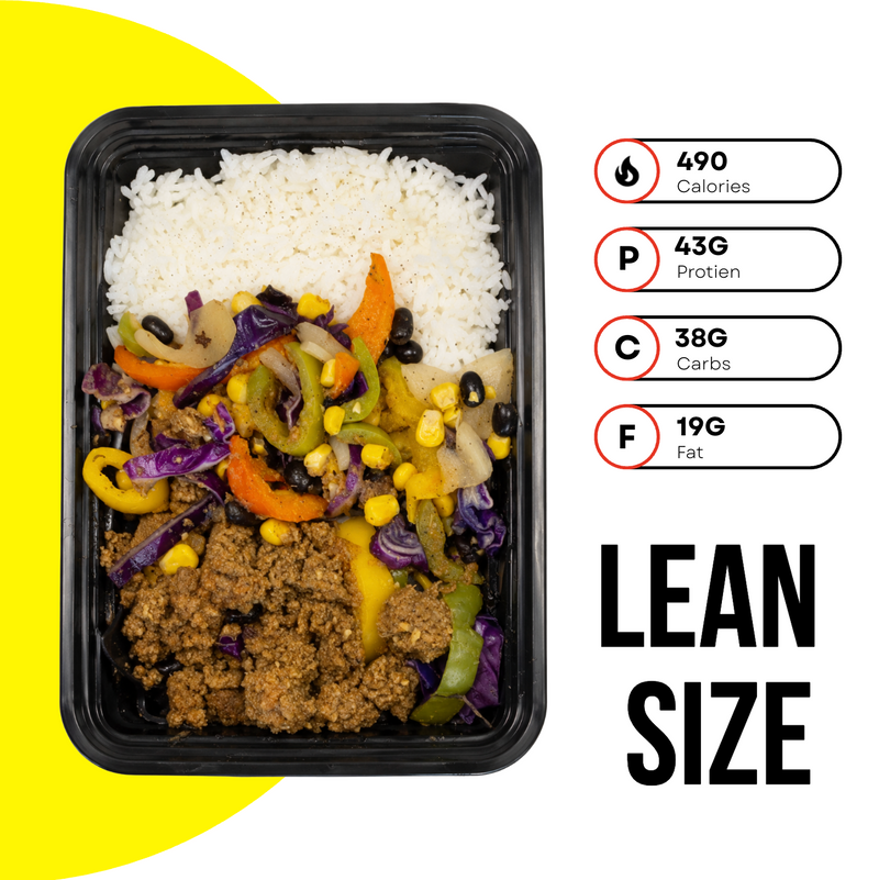 Southwest Turkey Taco Plate - Lean Size