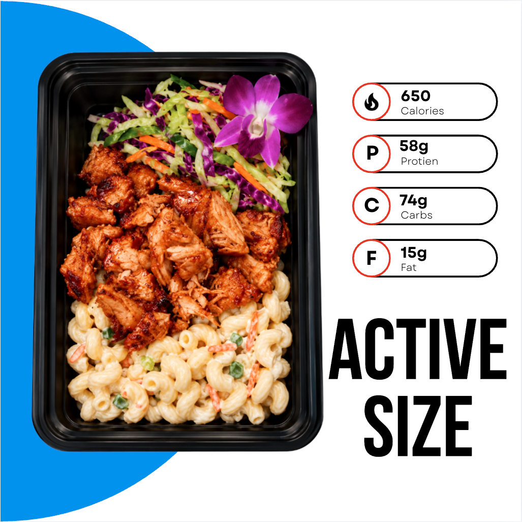 Huli Huli Hawaiin Chicken & Mac Salad Active Size