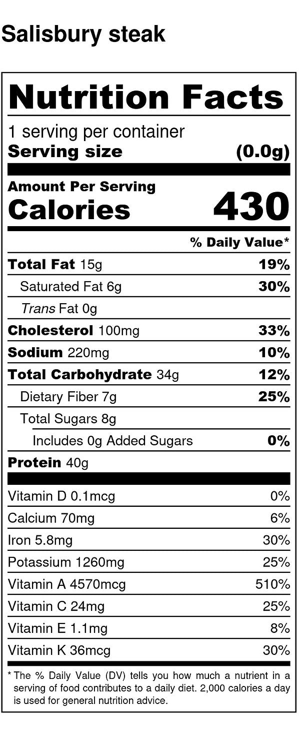 Salisbury Steak & Potatoes