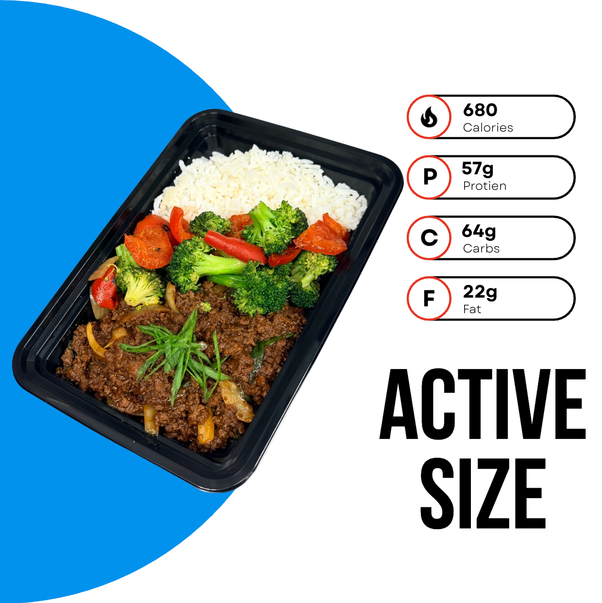 Mongolian Ground Beef Active SIze