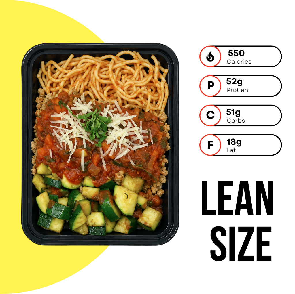 Turkey Bolognese w/ Protein Pasta Lean Size