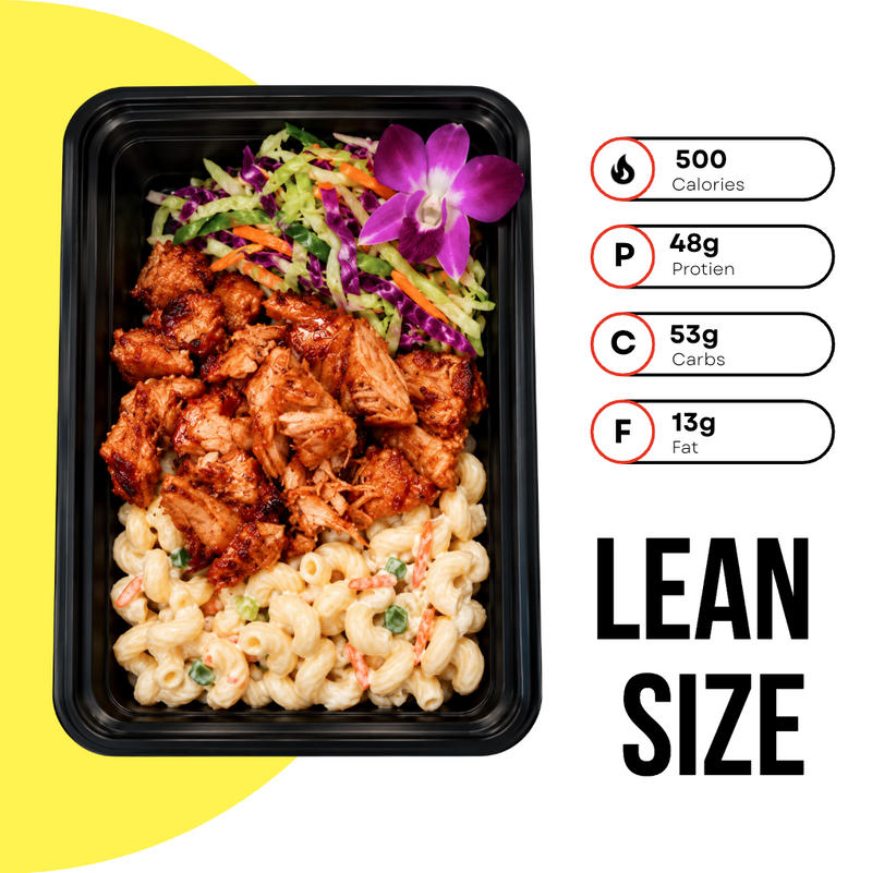 Huli Huli Hawaiin Chicken & Mac Salad Lean Size
