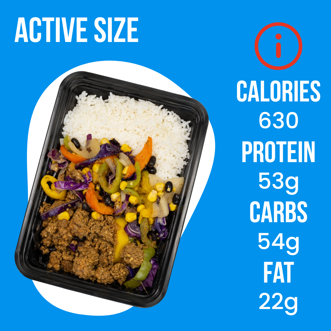 Southwest Turkey Taco Plate - Active Size