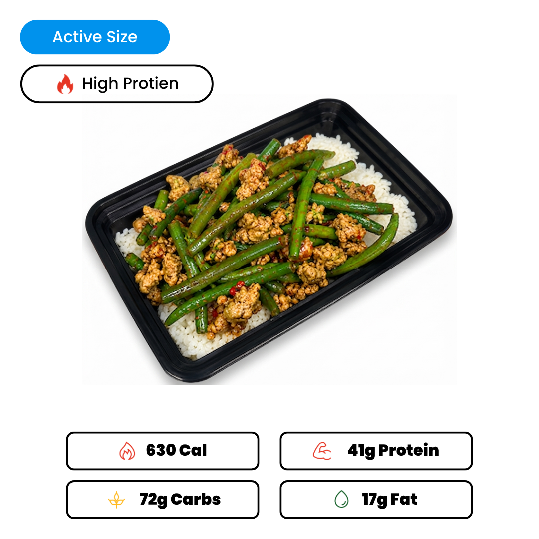 Chinese Green Beans & Ground Turkey - Active Size