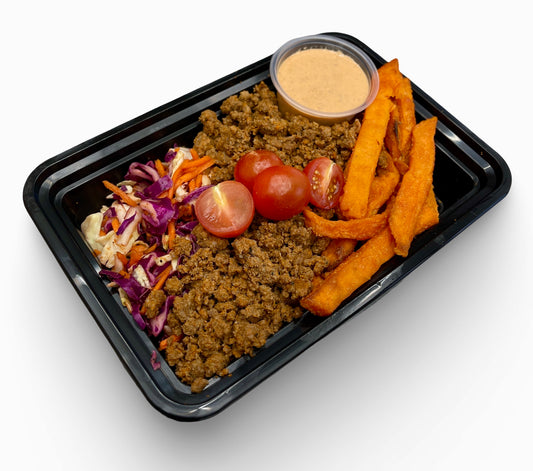 Crumble Burger Plate