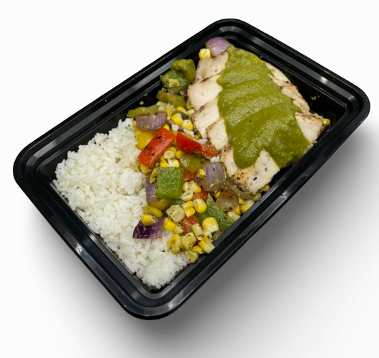 Poblano Cream Chicken & Elote Hash