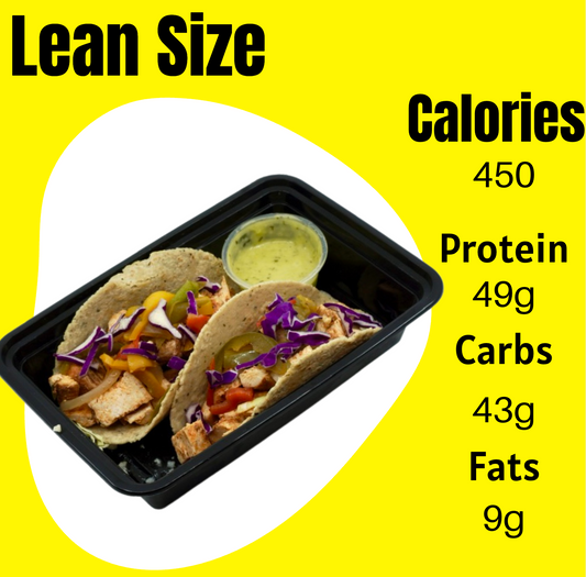 Chicken Tacos Lean Size