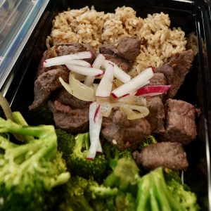 Steak Bites w/ Garlic Rice