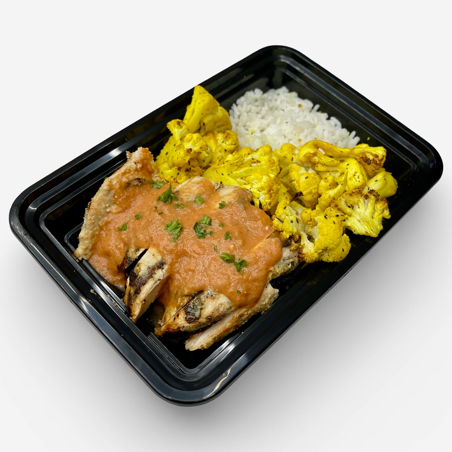 Indian Spiced Chicken w/ Roasted Turmeric Cauliflower