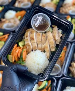 Grilled Chicken Adobo & Veggies