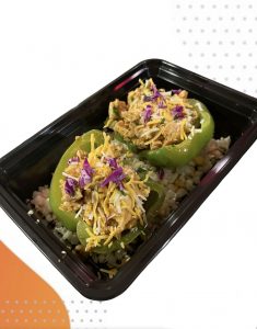 Turkey Chili Stuffed Peppers