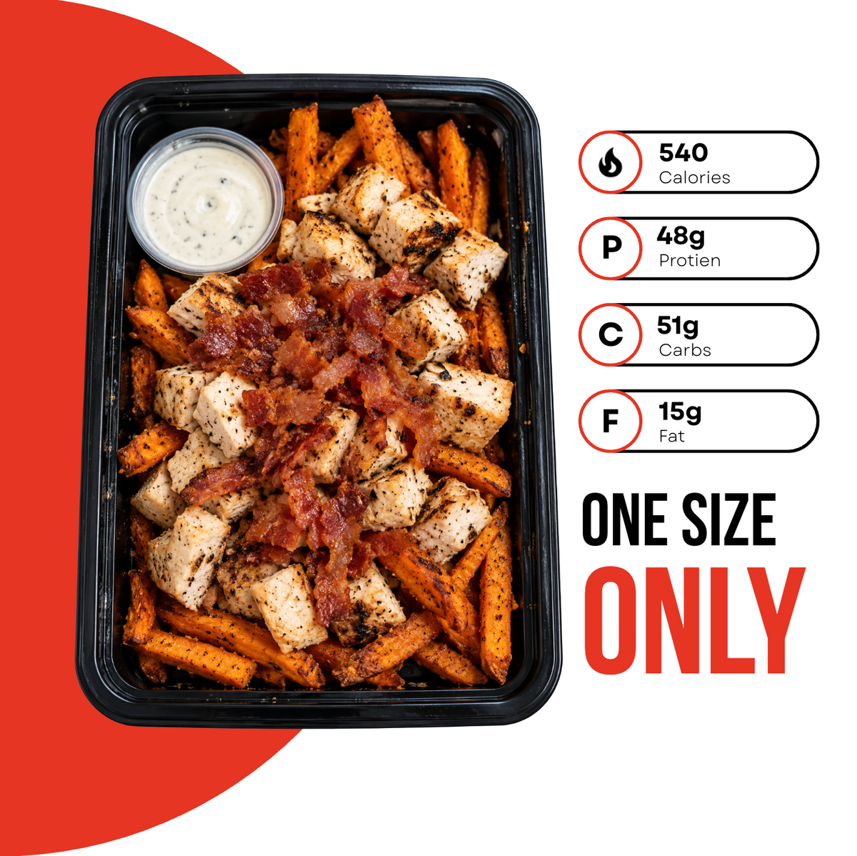 Chicken Bacon Ranch Juju Fries