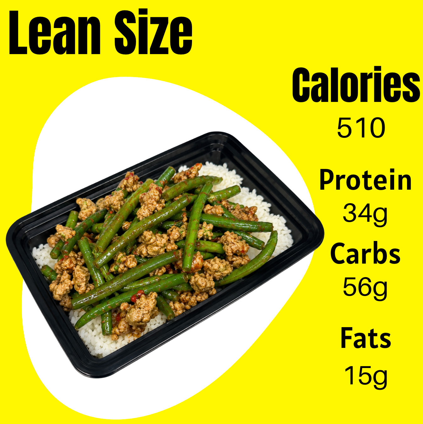 Chinese Green Beans & Ground Turkey LEAN SIZE