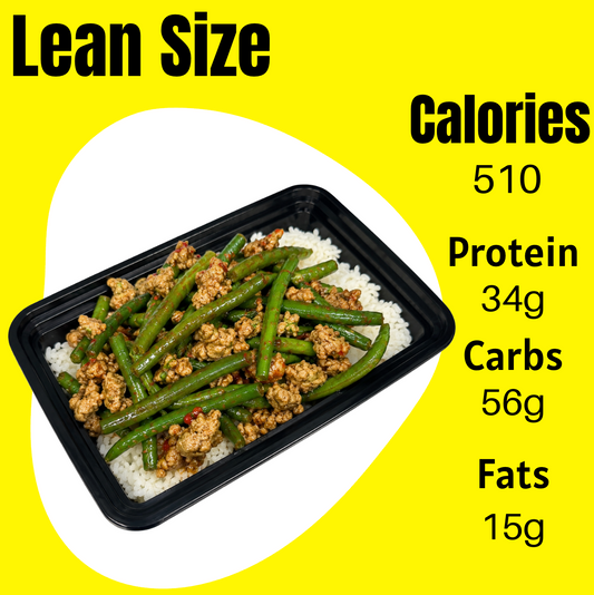 Chinese Green Beans & Ground Turkey LEAN SIZE