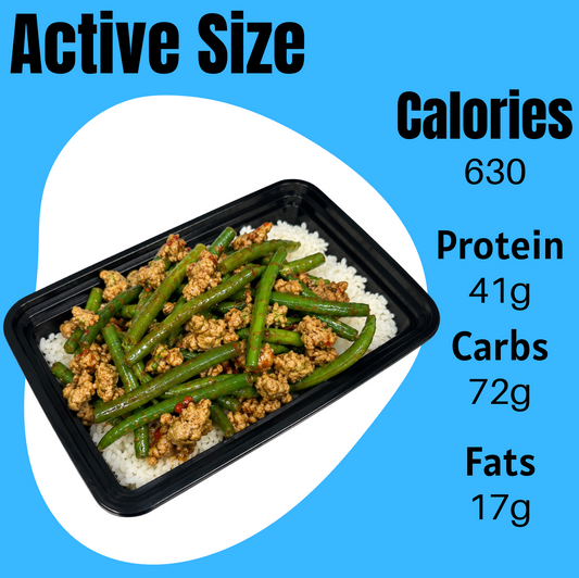 Chinese Green Beans & Ground Turkey ACTIVE SIZE