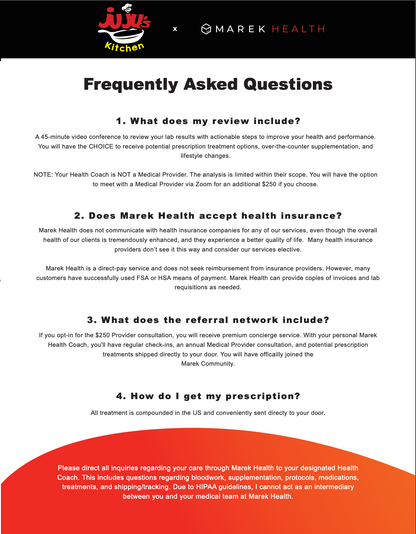 The Comprehensive Panel Bloodwork Package