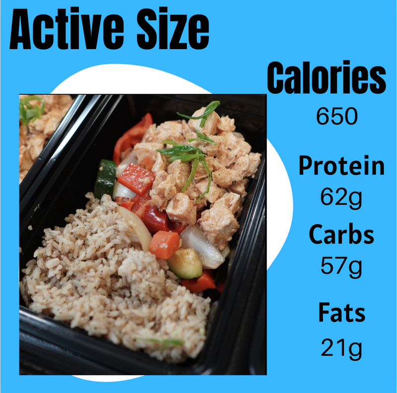 Hibachi Chicken & Garlic Rice Active Size