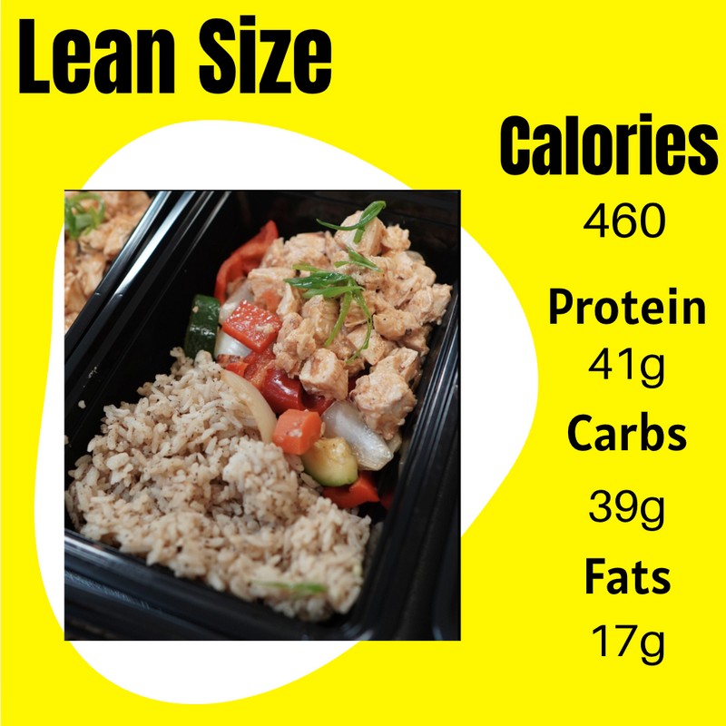 Hibachi Chicken & Garlic Rice Lean Size