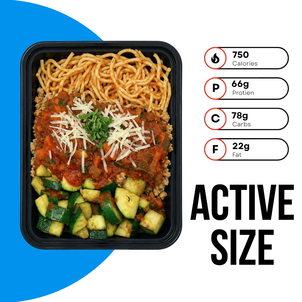 Turkey Bolognese w/ Protein Pasta Active Size