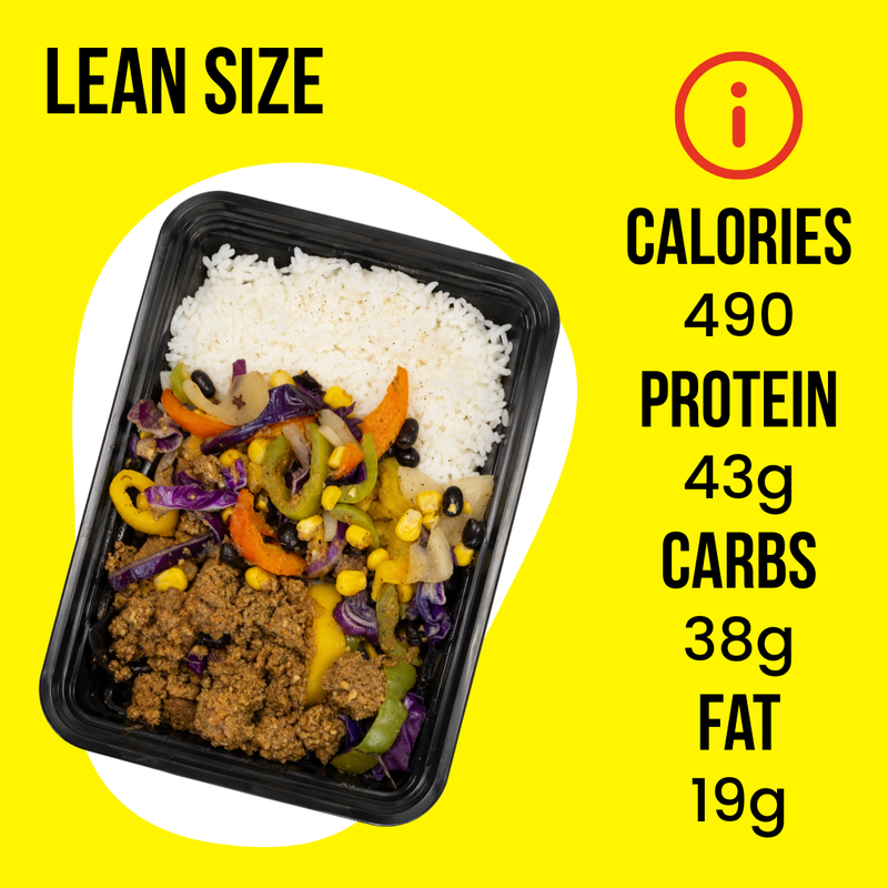 Southwest Turkey Taco Plate - Lean Size