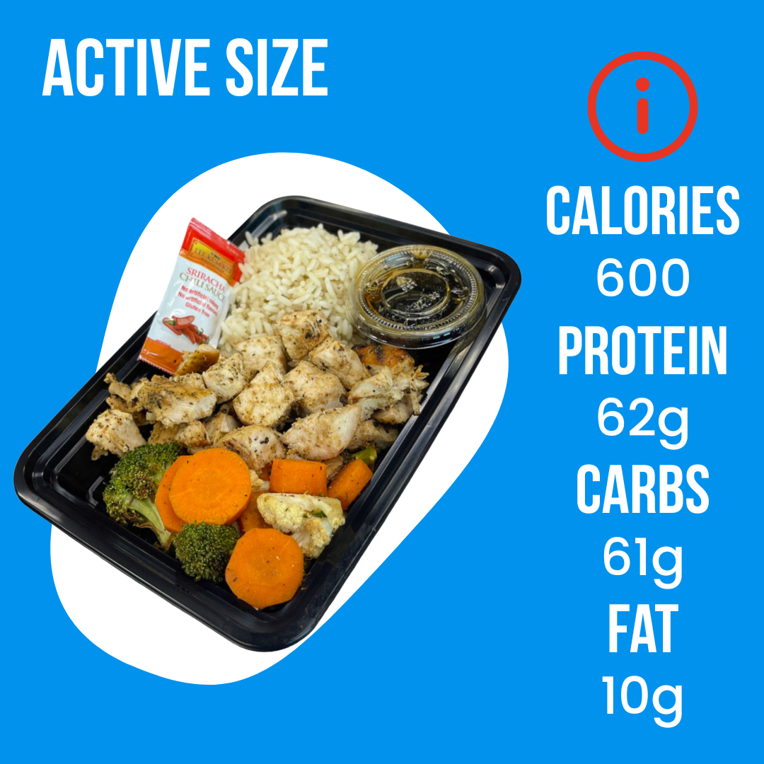 Teriyaki Chicken Plate - Active Size