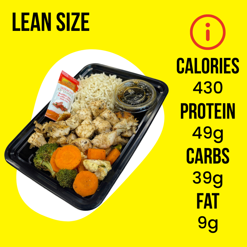 Teriyaki Chicken Plate - Lean Size