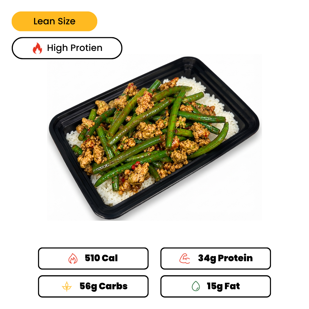 Chinese Green Beans & Ground Turkey - Lean Size