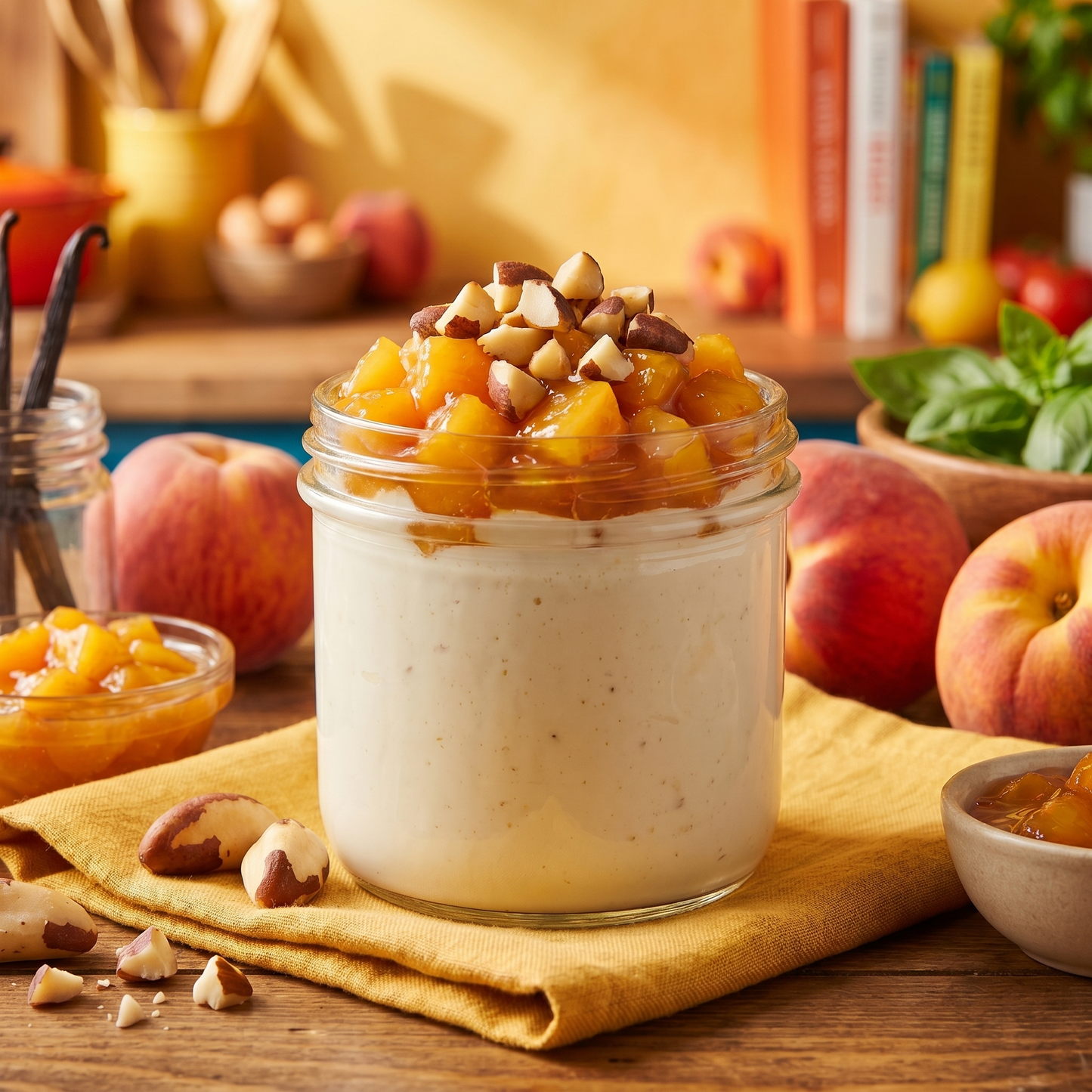 Peaches & Vanilla Cream Parfait